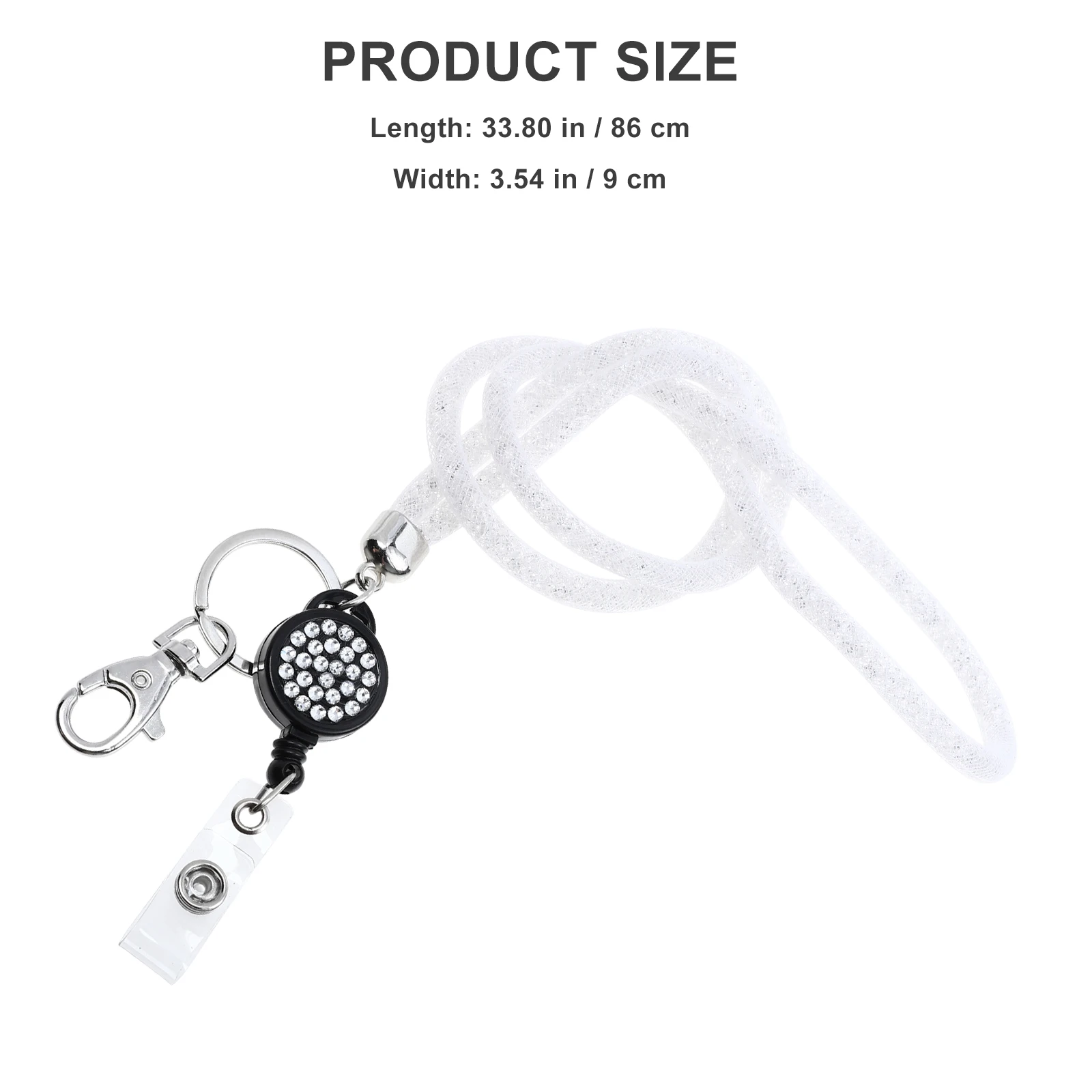 

Mobile Phone Chain Lanyard Cell Neck Card Holder Lanyards for Id Badges Wrist Mesh Miss