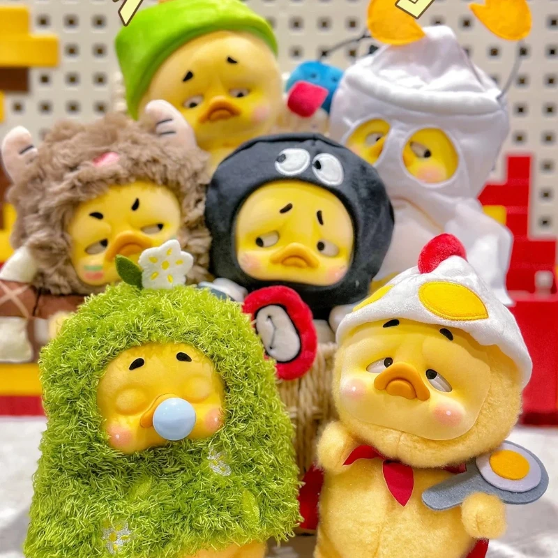 

Подлинная Upset Duck 3-го поколения, трендовая фигурка-сюрприз, коробка-сюрприз, украшение для офисного рабочего стола, детские игрушки, подарки