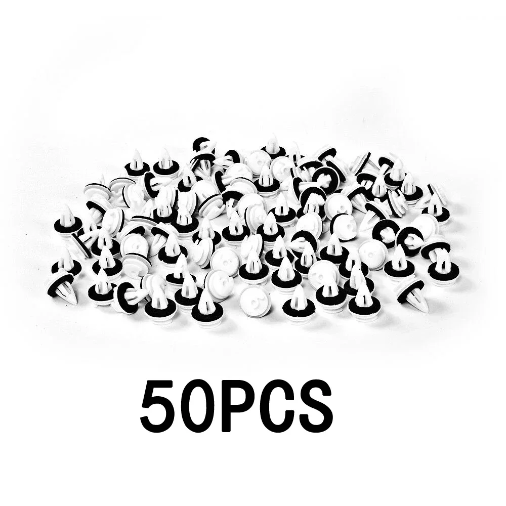 

50x Car Door Panel Clips Fixing Fasteners For BMW BE36 E38 E39 E46 X5 M3 M5 Z3 Car Clips With Gaskets Interior Accessories NEW