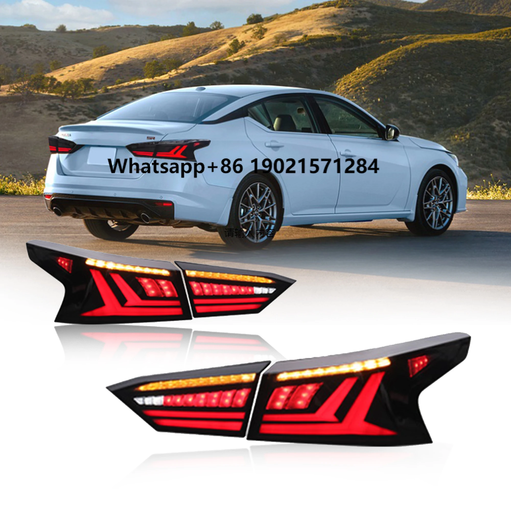 

Auto Part LED Lamp Tail Light for Nissan Altima 2019 2024 SR SV Dynamic Turn Signal Brake Reverse Tuning Assembly