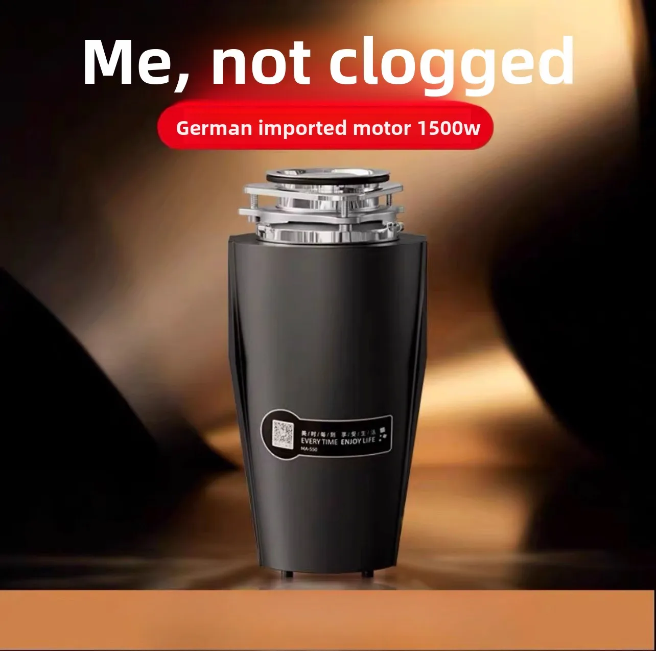 جهاز التخلص من نفايات الطعام، معالج نفايات المطبخ، نفايات المطبخ، مجاري الطعام، سحق تلقائي #4