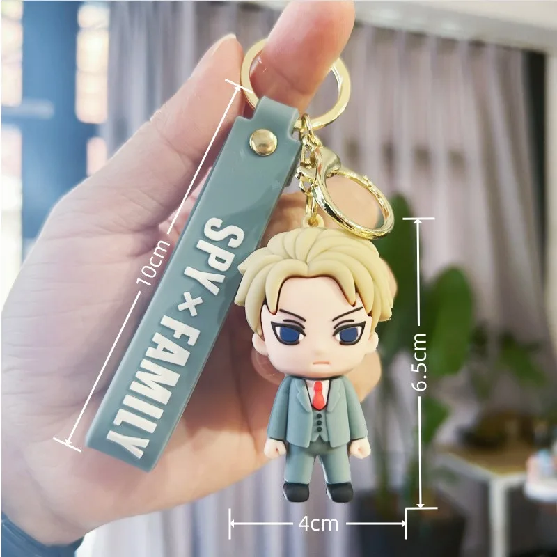 日本のアニメ SPY×FAMILY 可愛い漫画風キーホルダー アニメグッズ プチギフト