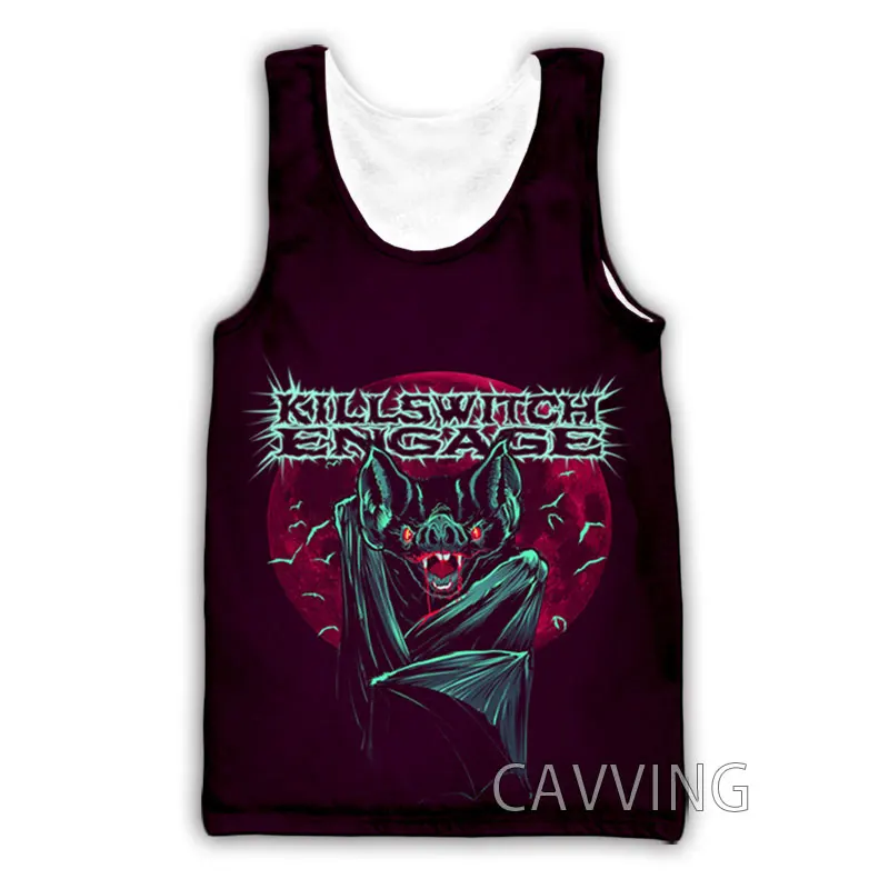 CAVVING 3D Printed  Killswitch Engage  Tank Tops Harajuku Vest Summer Undershirt Shirts Streetwear for Men/women