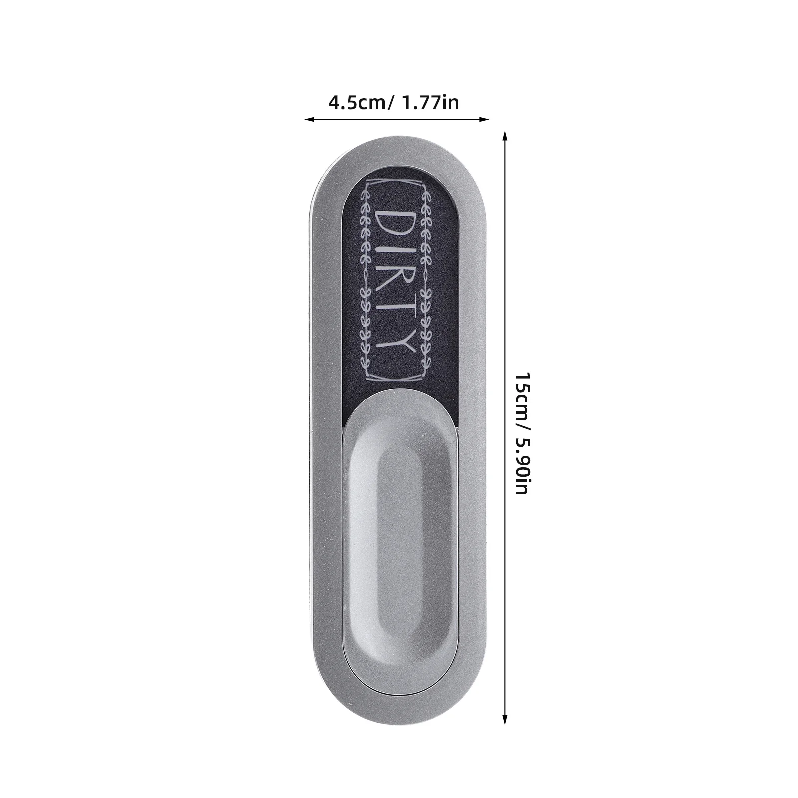 Lavastoviglie magnetico Pulito Segnale sporco Magnete da cucina decorativo grigio chiaro per frigorifero Lavatrice Lavastoviglie magnetico