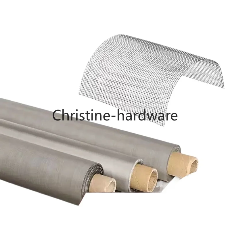 304 Stainless Steel Mesh 50cm Width Food Filter Metal Net Filtration Woven Wire Sheet Screening Filter Home Kitchen Strainers