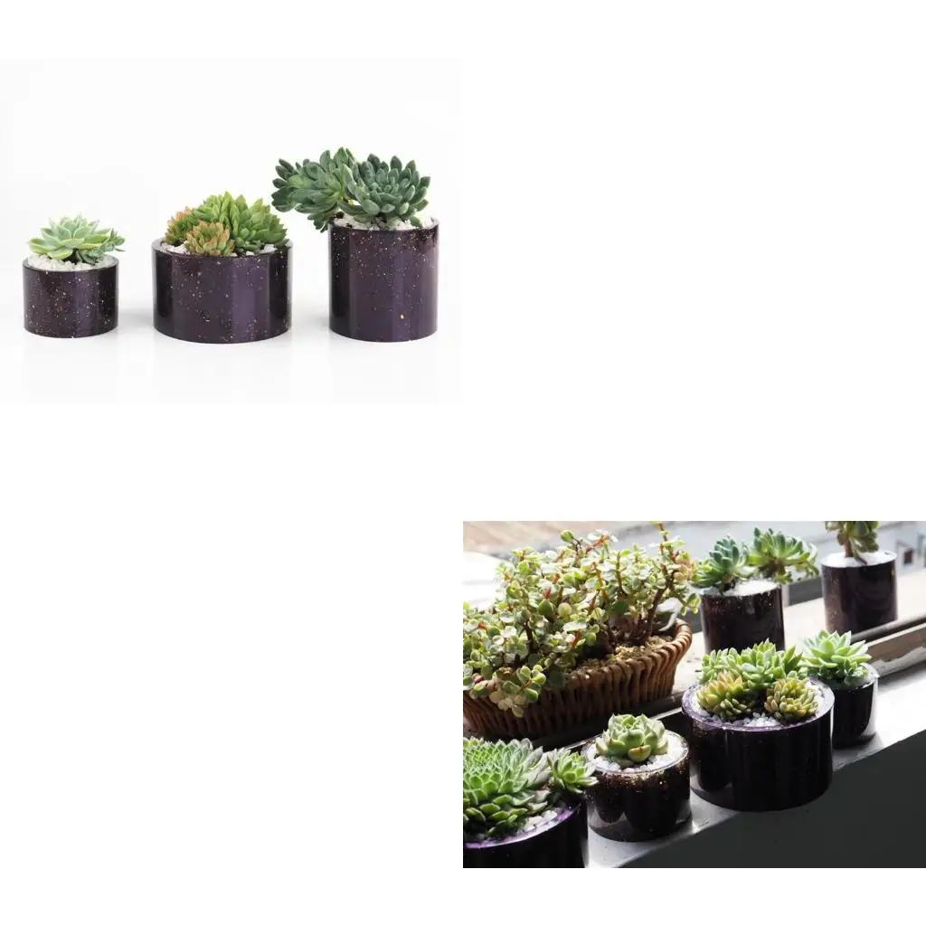 Planter Resin Mold Plant Pot Crystal Mold Vase Flower Pot Casting Mold