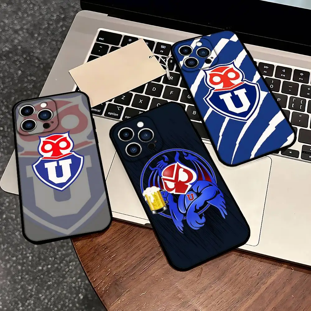 حافظة هاتف بشعار S-Chile U-University حافظة ناعمة لهاتف آيفون 17,16,15,14,13,12,11,Pro,Max,Plus,mini غطاء أسود من السيليكون #2