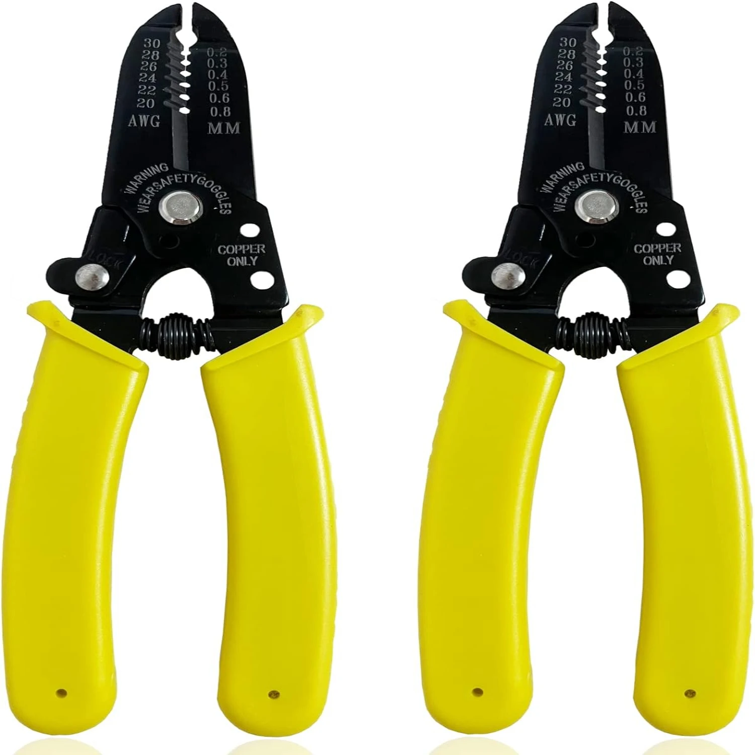 

Top-Quality Professional Dual Wire Cutter and Stripper Set - Versatile Precision Tool for Solid and Stranded Wire - Perfect for