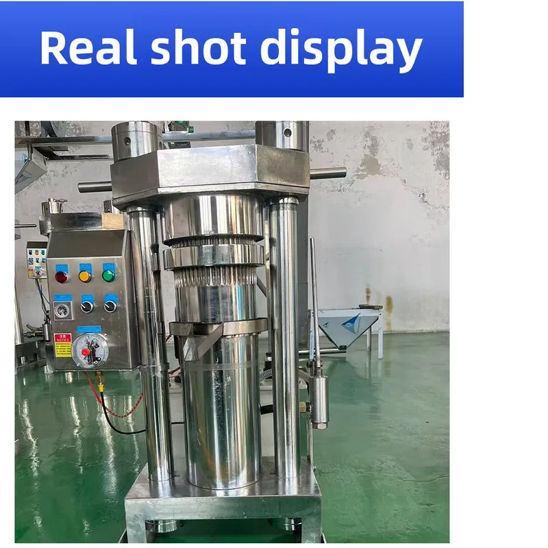 Fully Automatic Intelligent Control Commercial Hydraulic Oil Press Temperature Pressing Equipment High Power Dual-Use Hot And