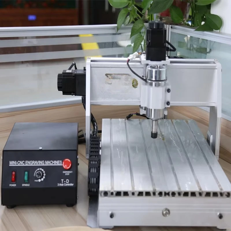 Desktop CNC Router Small Metal Engraving Tool Aluminum Milling Gold Craft Machining Equipment