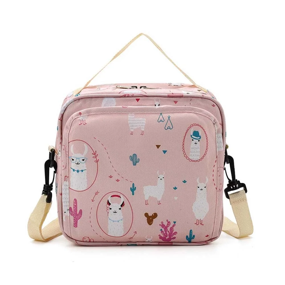 

Soft Diaper Storage Bag Large Capacity Thicken Mommy Carriage Organizer Printed Multi-functional Make Up Pouch Bag Outdoor
