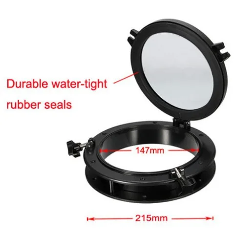 215Mm yacht RV porthole sunroof glass window decorative window watertight window