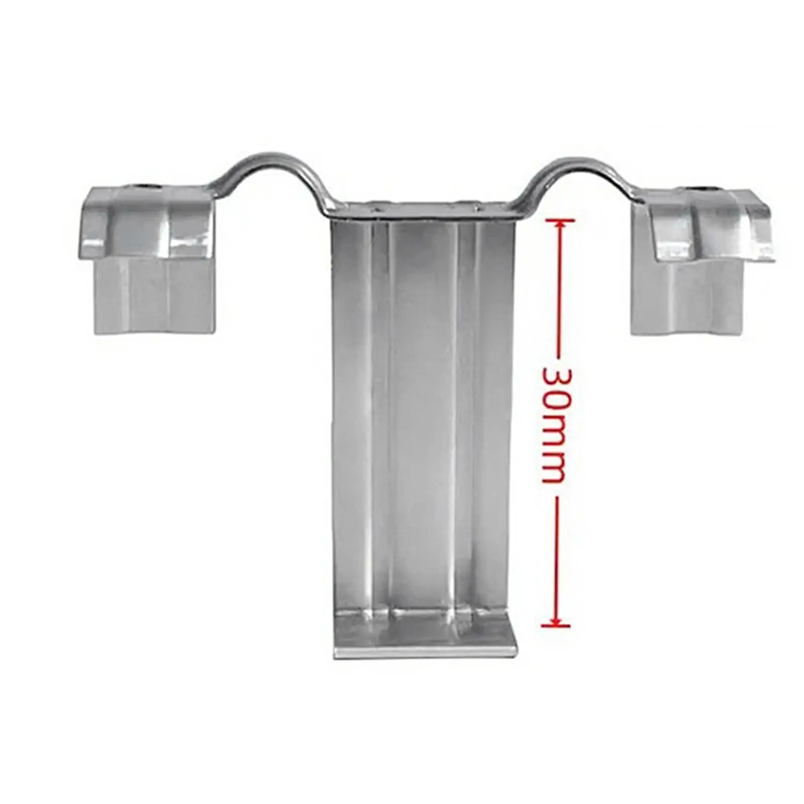Stainless Steel Water Drainage Clip for Photovoltaic Panels Mud Removal Cleaning Clamp for Folding Waterproof Solar Setup