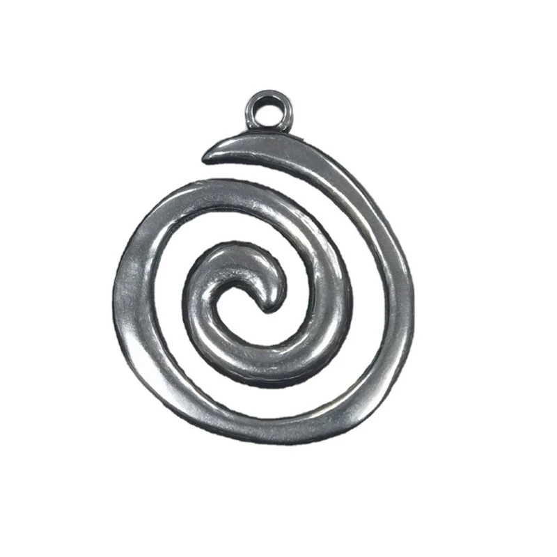 652F Antique Silver Plated Whirlpools Charm Pendant for Jewelry Making Findings DIY Bracelets Necklace Keychain Hanging Tags