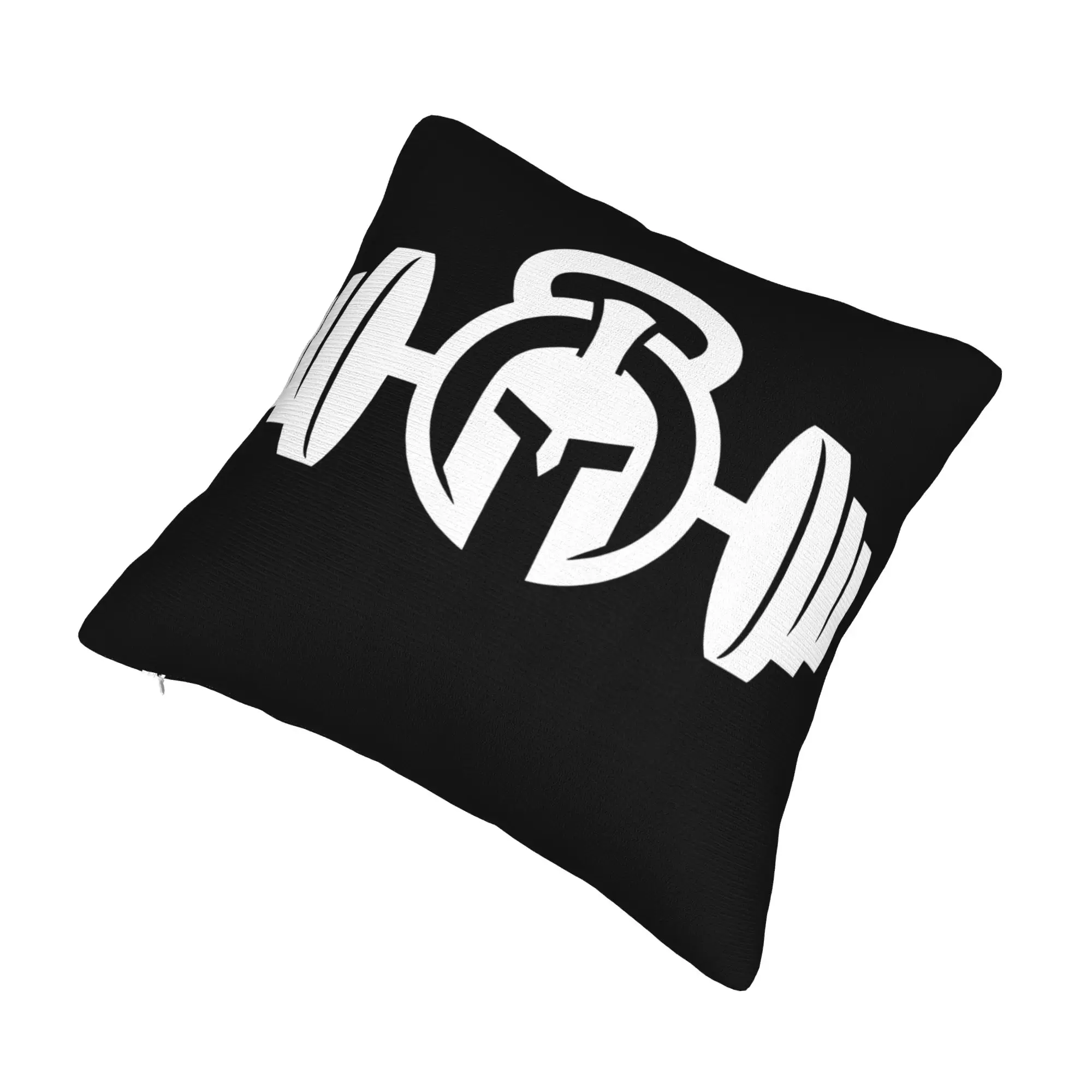 Spartan Gym Logo Throw Pillow Covers Home Decorative Nordic Bodybuilding Fitness Muscle Cushions for Sofa Square Pillowcase