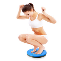 Blue Twisting Waist Disc Small Indoor Rotating Board Lightweight Durable Exercise Equipment for Body Shaping and Calorie Burning