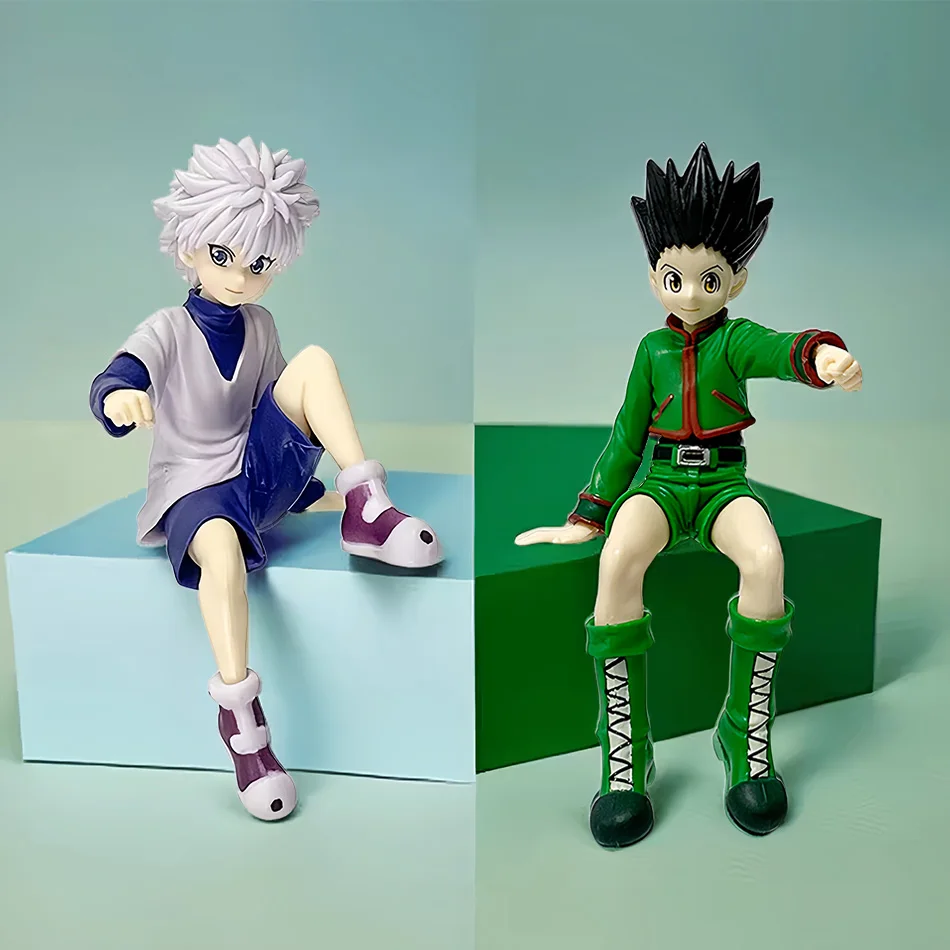 11.5-14 cm Hunter×Hunter Anime Figuur Kurapika Action Figure Chrollo Illumi Hisoka Beeldje Collectie Noodle Stopper Model Speelgoed