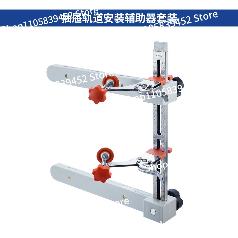 For Cabinet Drawer Track Punch Installation Plastic Stainless Steel Slide Rail Slide Rail Installation Auxiliary Tool Locator