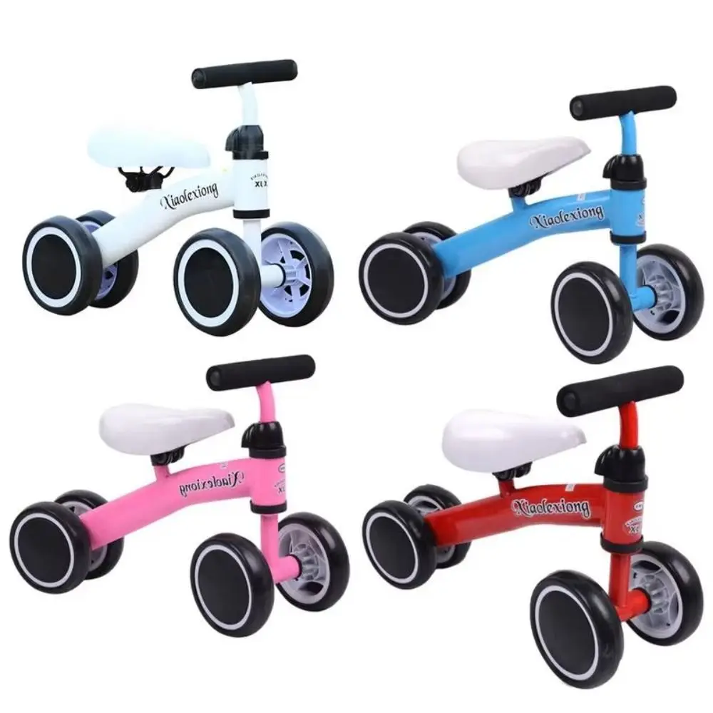 4 Wheels Baby Balance Bike Drop-resistant Balance Training Baby Balance Tricycle Walking Assistance Wear Resistant