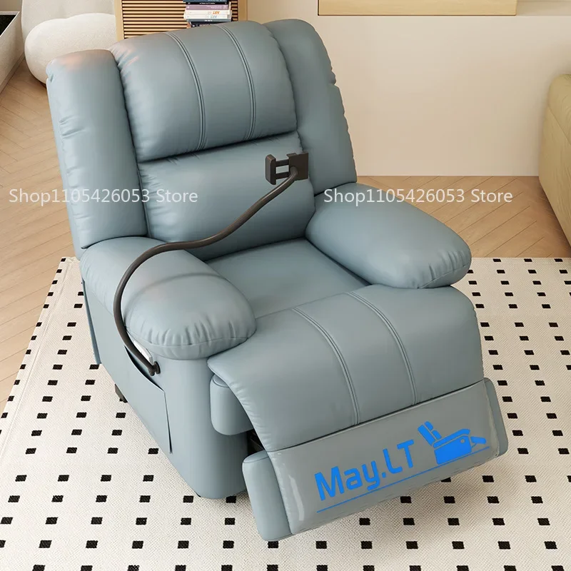 First-class space capsule sofa chair multifunctional single rotating massage chair balcony lazy recliner living room electric