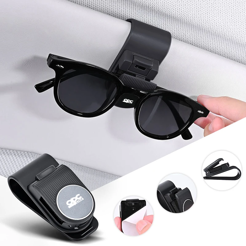 

Car Glasses Holder Clip Easy Installation for All Vehicle Models Keeps Fashion Glasses Secure Visible on For OpelCorsaAstraInsig
