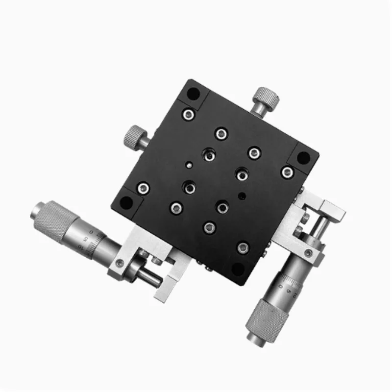 three XY axis manual displacement slider precision fine adjustment with crossed roller bearing core components