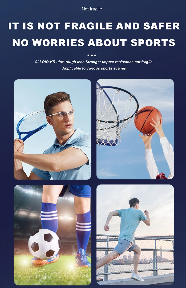 CLLOIO MR-8 High Quality Toughness Thinner Super-Tough Optical Lenses Aspheric Lens Series Myopia Hyperopia Presbyopia Lens