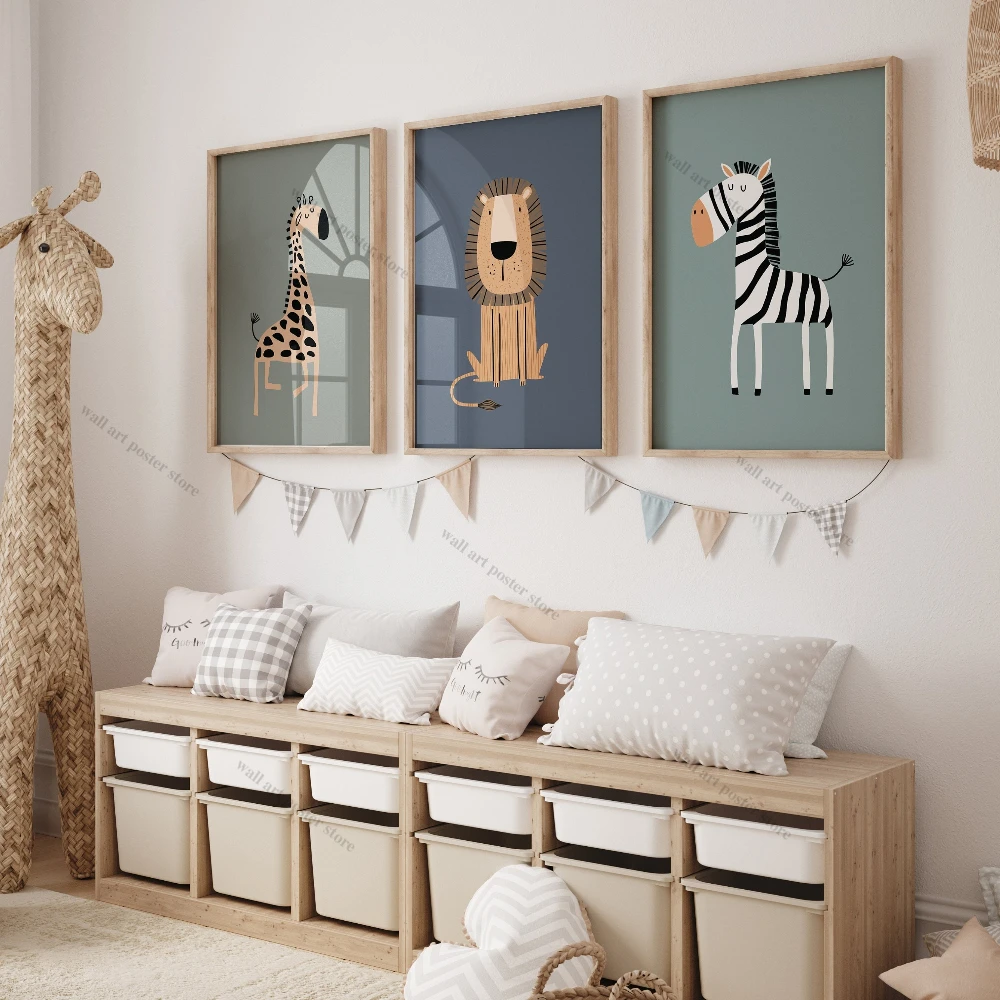 Safari Nursery Wall Prints 4