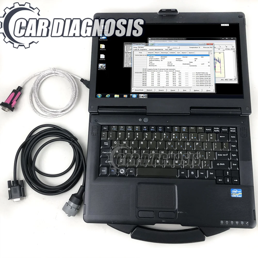 

for Thermo King Refrigeration CAN-USB Diagnostic Kit DAS Wintrac Scanner Truck/Trailer+diagnostic laptop full set