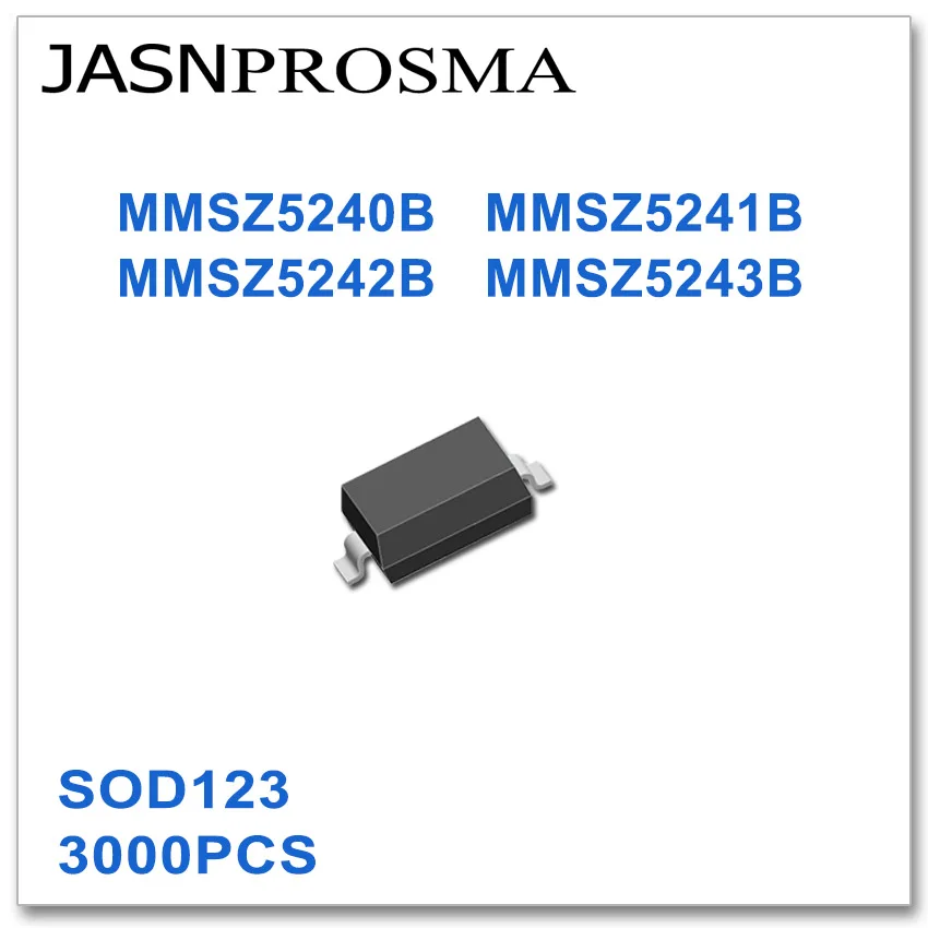 

JASNPROSMA MMSZ5240B MMSZ5241B MMSZ5242B MMSZ5243B SOD123 3000PCS High quality New goods Diode SMD 1206