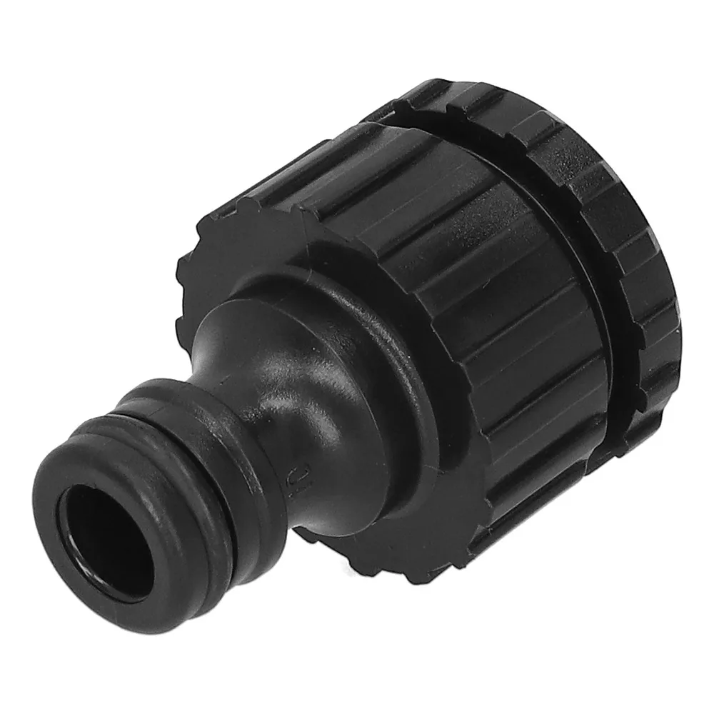 12PCS G1/2 or G3/4 Male Thread Garden Hose Adapter Easy Install Black Quick Connect Fittings Reusable Hose Connector Fittings