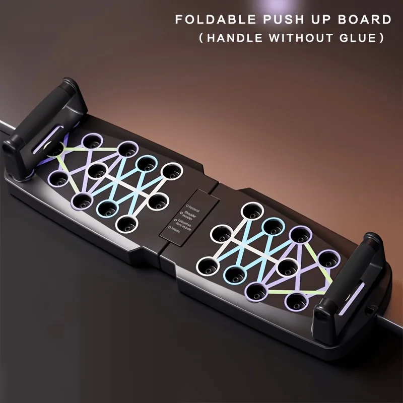 Portable Multi-Functional Push-Up Board, Trainer with Handle, Foldable Household Fitness Equipment for Both Men and Women gallery 5