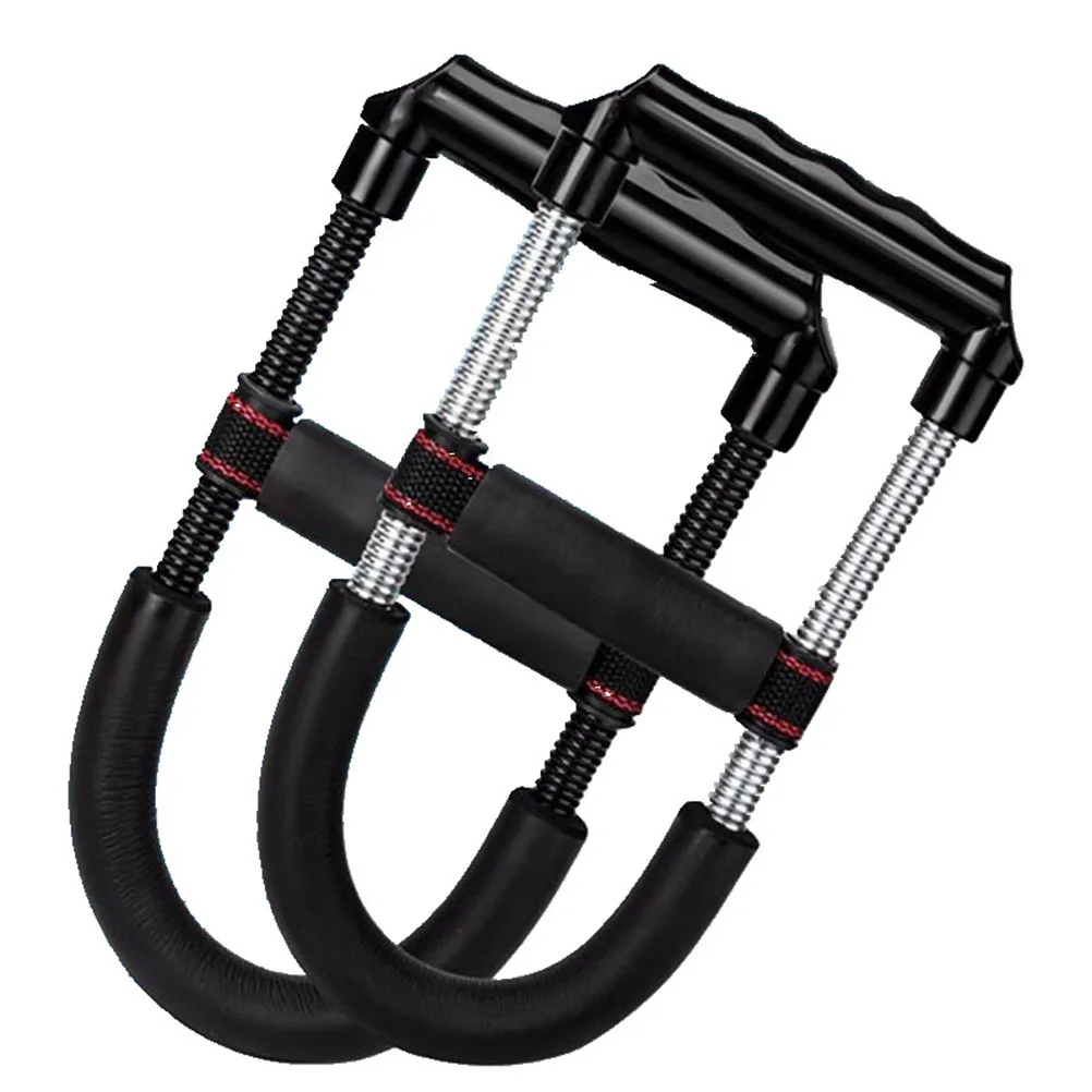 High-Quality Spring Steel Hand Gripper Wrist Exerciser for Forearm Strength Training Compact Sweat-Absorbent Eva Grip