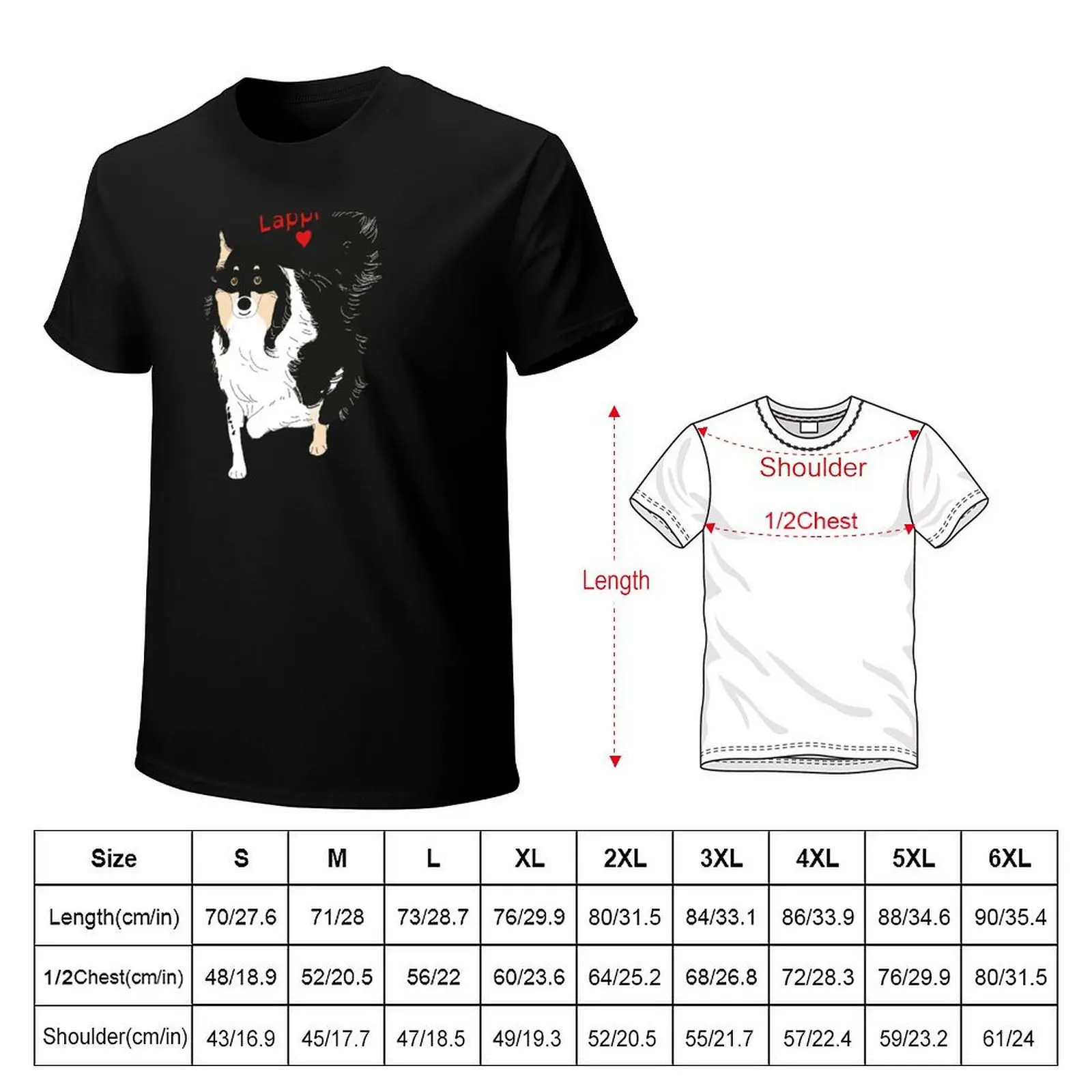 Lappi Love by Suzies Sparrow T-Shirt man t shirt graphic T-Shirt