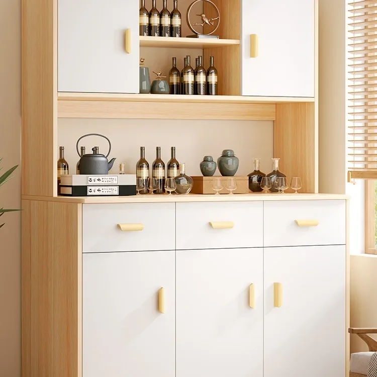 Wine cabinet, dining side cabinet, integrated cabinet against the wall, household kitchen rack, tea cabinet, living room cabinet