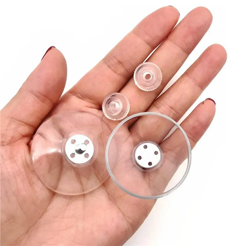 KYCOR-80Pcs 40Mm Suction Cup With -Screw And Knurled Nut, Suction Cup With Thread, Sucker Pads For Glass Table Top