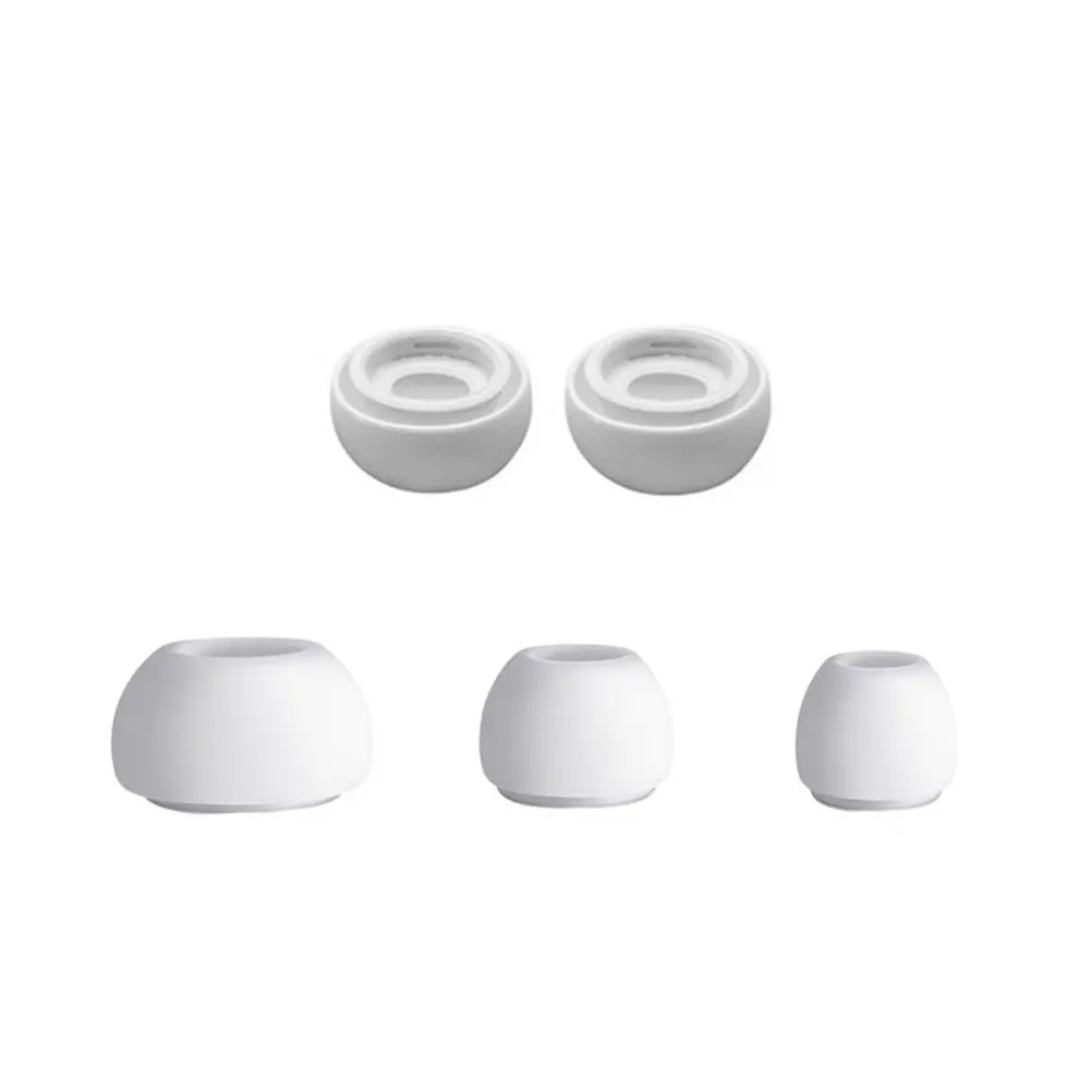 1Pair Silicone Earphone Caps Soft Earbuds Covers Compatible for AirPods Pro Anti Fall Earphone Protectors Easy to Install and