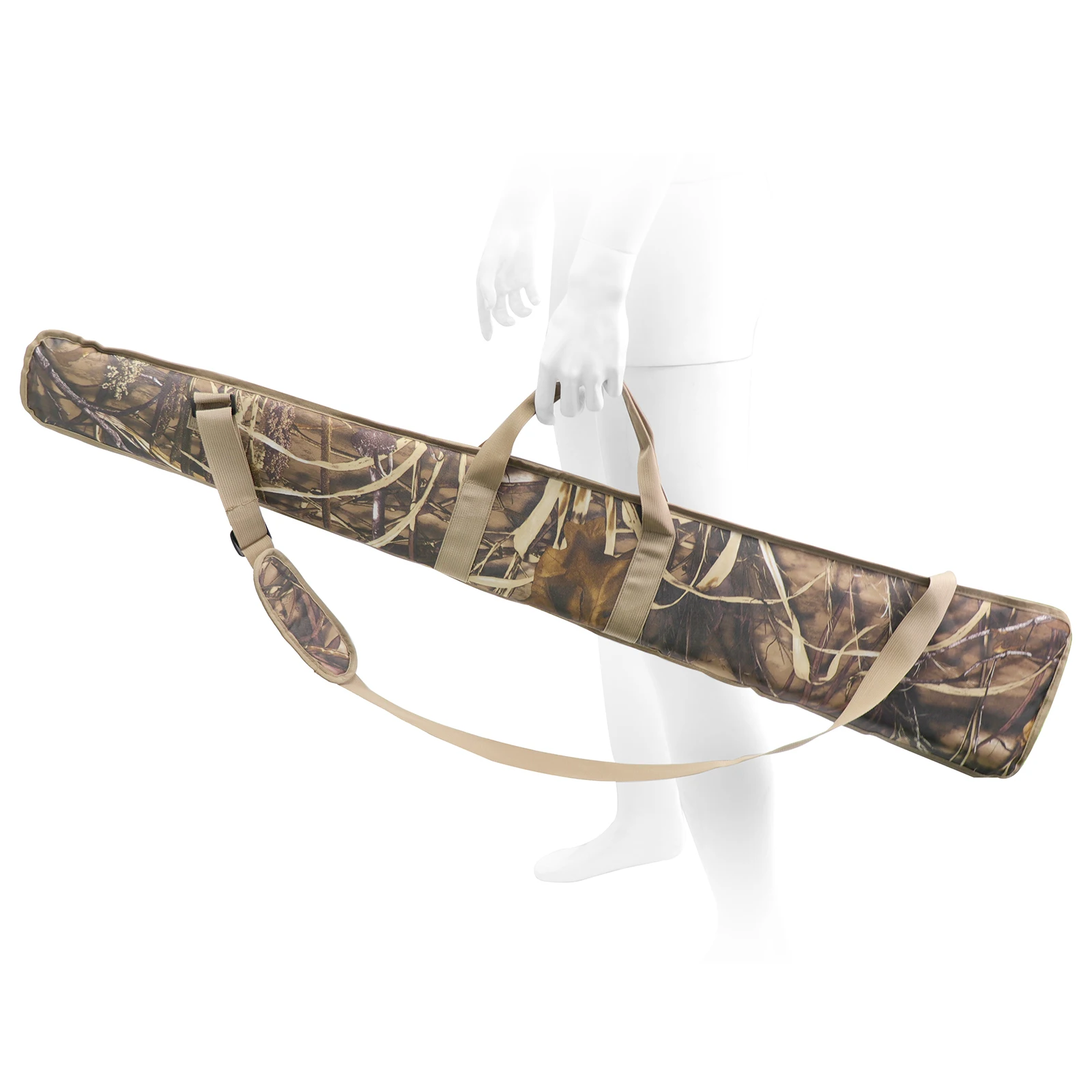 SONDERANGEBOT Weiche Gewehrtasche Taktische Wasserdichte Verstellbare Tarnfarbene Tasche mit Tragegriff und Schultergurt für Outdoor-Aktivitäten – Detail 10