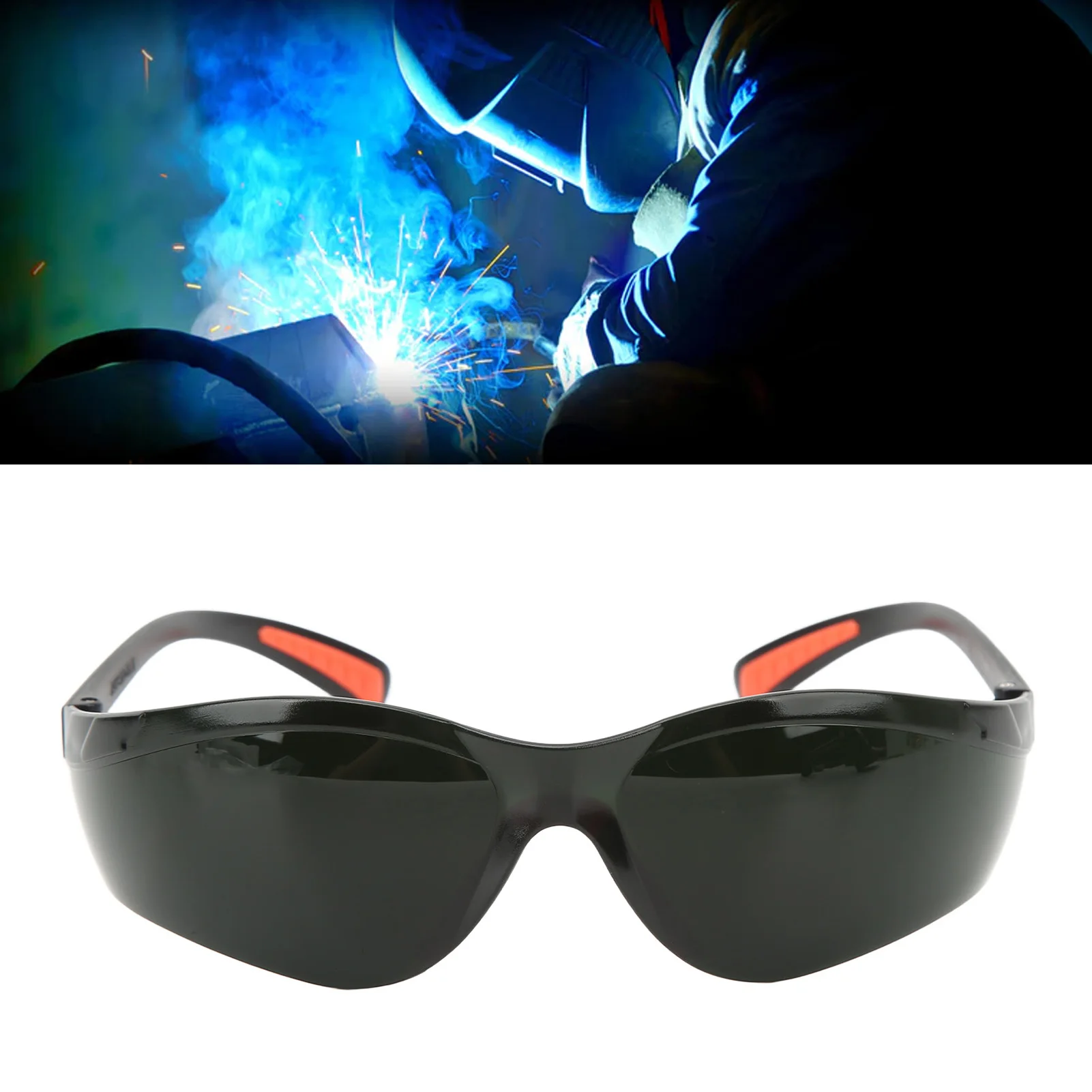ZK20 Welding Glasses TIG Welder Protective Goggles Slip Proof Comfortable for Working Light
