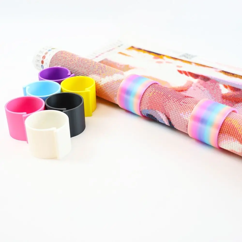 Organizer Tools Diamond Painting Canvas Rings Keep Canvases in Check Accessories Diamond Painting Canvas Roll Helper DIY Crafts