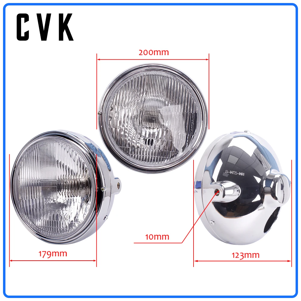 Cvk Motorfiets Koplamp Koplamp Koplamp Voor Honda Hornet Cb400 Cb500 Cb600 Cb1300 Vtr250 Cb250 Vtec400 Cb Vtec 400 Lamp