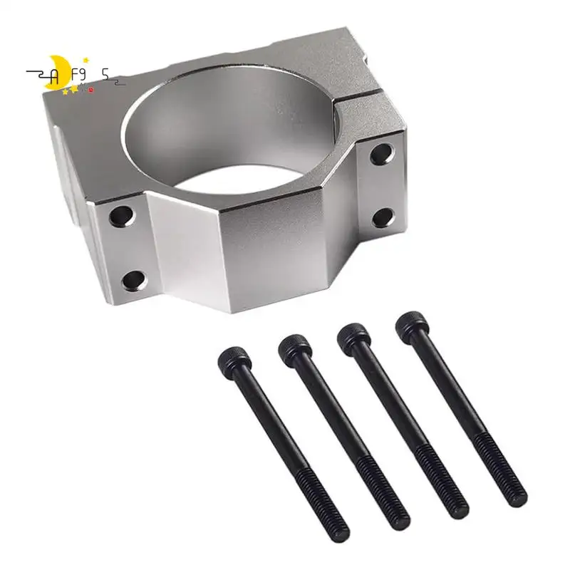 

AF95-Spindle Clamp Motor Bracket, Aluminum Bracket Clamp With 4 Screws For CNC Engraving Machine Motor Mounting Bracket