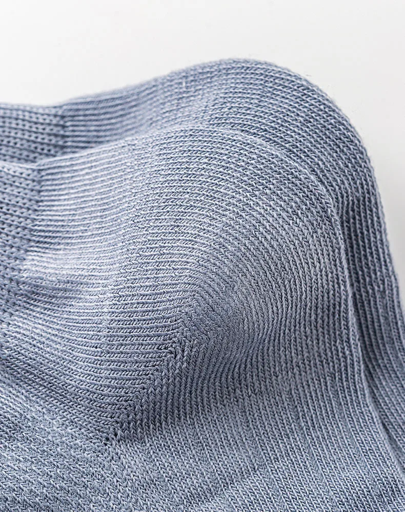 Hochwertige 6 Paar/Set Herren-Bootsocken aus Baumwolle, Sommer-Business-Mesh-Atmungsaktive Herrensocken, Neue Herrensocken in Übergröße EU38-45 – Detail 14