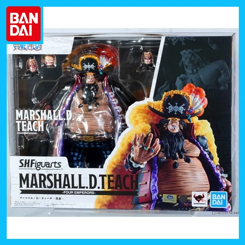 

Bandai Original Genuine One Piece S.H.Figuarts Anime Figure Marshall·D·Teach Action Figure Toys for Boys Girls Gift Collectible