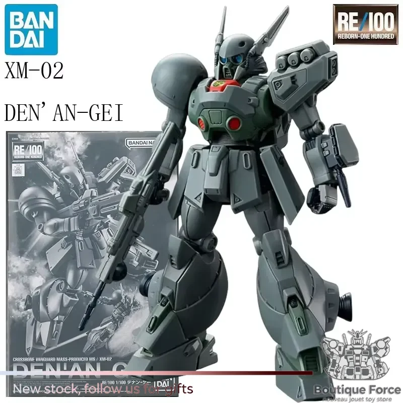 

BANDAI PB LIMITED RE 1/100 Mobile Suit Gundam F91 XM-02 DEN'AN-GEI Anime Action Figure Assembly Model Kit Collectible Toy