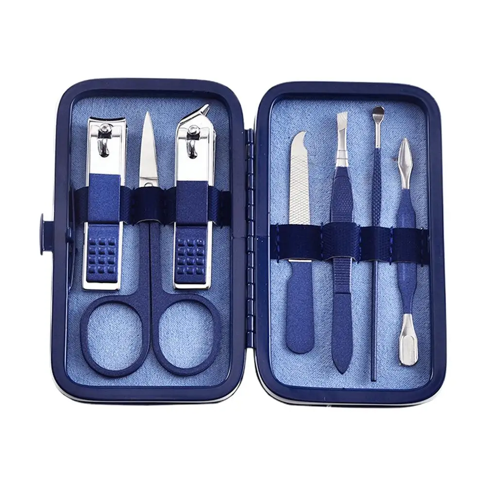 Conjuntos de cortadores de unhas doméstico high end alta precisão aço inoxidável cortador de unhas kit pedicure portátil viagem ferramentas manicure