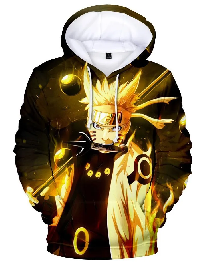2026 Neuer Bandai Naruto 3D Digital-Print Anime Hoodie Japanischer Streetwear/Harajuku/Y2K-Stil Bequemer Pullover – Detail 8