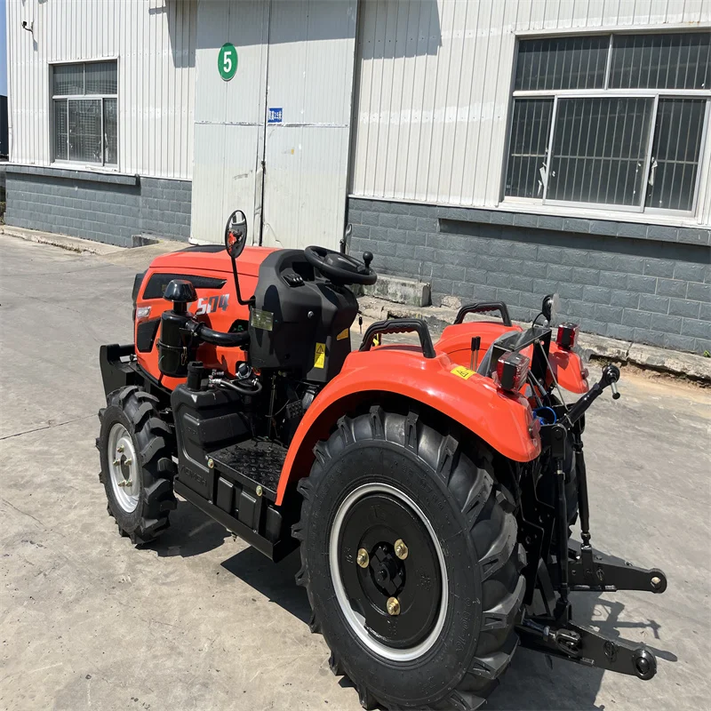 เครื่องจักรกลการเกษตรรถแทรกเตอร์50HP รถแทรกเตอร์ฟาร์มขนาดกะทัดรัด