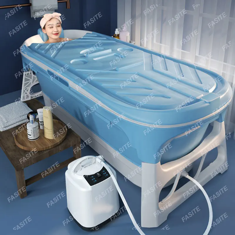 

Adult Steam Generator Portable Bathtubs Bath Tub Bathroom Folding Portable Bathtubs Home Sauna Ducha Portatil Products Bath WW50