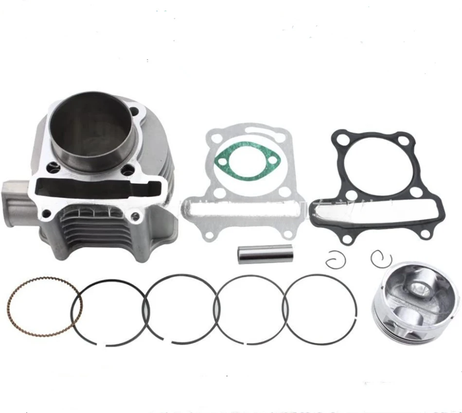 

GY6150 Cylinder Kit 57.4mm Bore Piston Ring Set for 4 Stroke Scooter Moped ATV QUAD GY6 150 157QMJ 1P57QMJ Engine Modified Parts